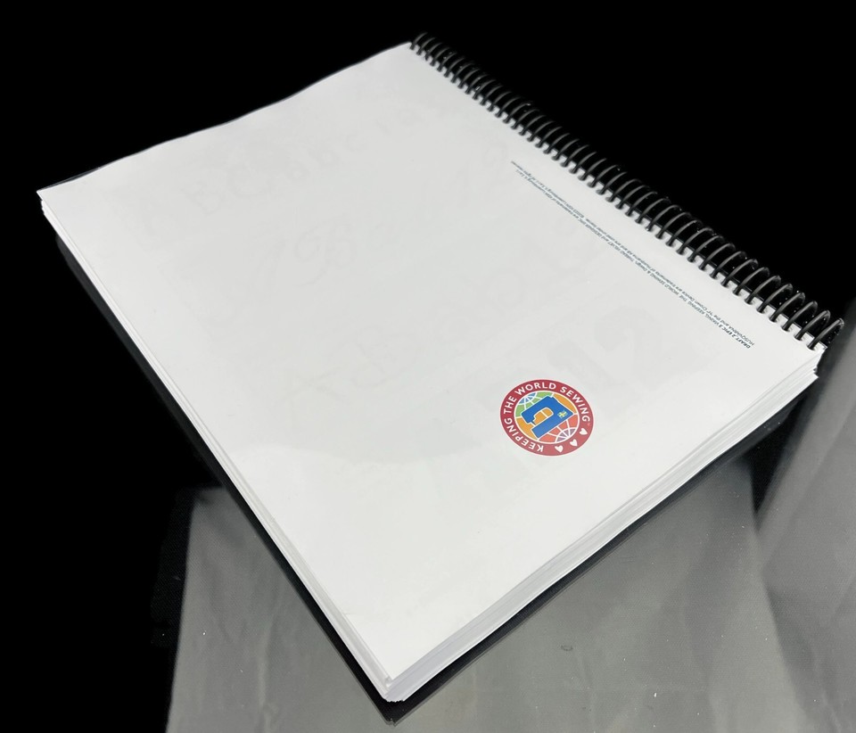 Husqvarna Viking Designer Epic 3 Sampler Book and Instruction Book