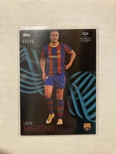 2020-21 Topps Now UEFA Knockout Women's Soccer Lieke Martens Parallel #/49