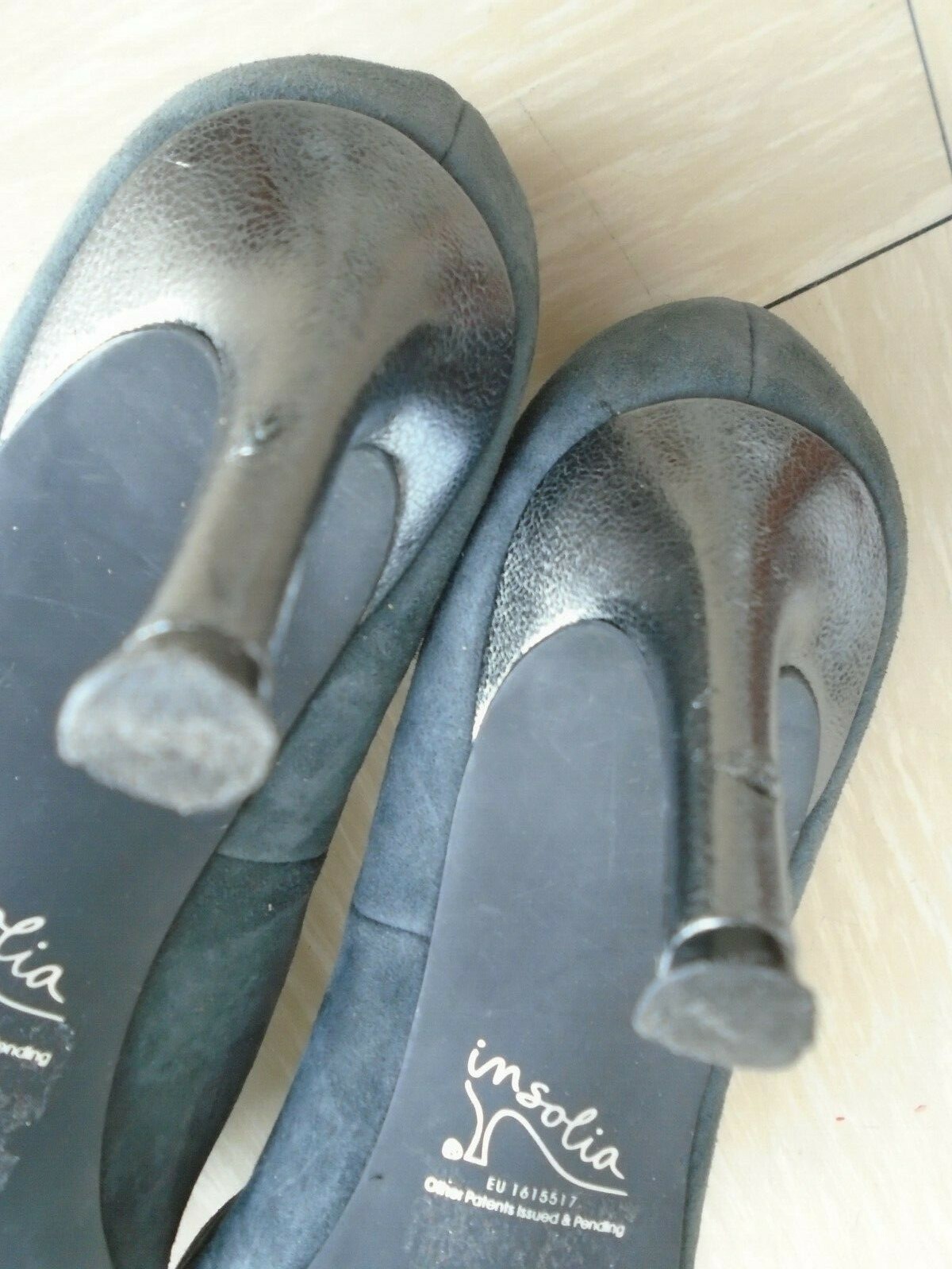 Chaussures à Talons Bas MARKS & SPENCER INSOLIA - Taille UK 6.5, Vert Et Argent - Occasion En Excellent état