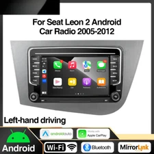 Android13 LHD Car Radio Fit for Seat Leon 2 2005 - 2012 Multimedia Player Stereo