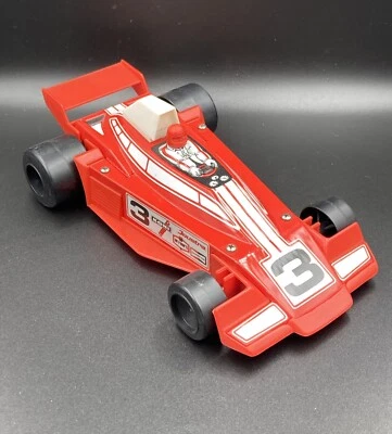 JOUSTRA CEJI Vintage Voiture F1 TURBO FRICTION Rouge #3 Très Bon État FRANCE - Photo 1/4