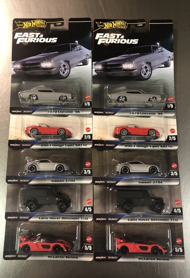 HOT WHEELS 2025 PREMIUM FAST & FURIOUS FACTORY SEALED CASE  HNW46-956J 10 PIECES - Image 2 of 4