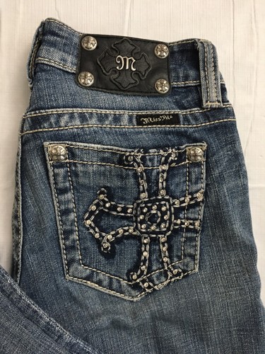 Miss Me Bootcut Jeans Size 25 Cross 