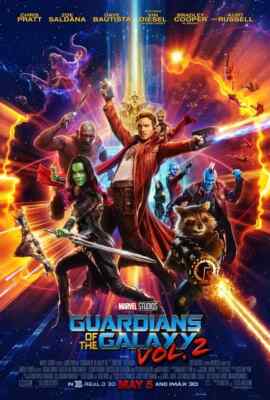 Guardians of The Galaxy 1 2 3 Trilogy Movie Poster