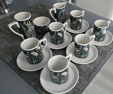 RARE Magic Garden Portmeirion Coffee Set - Susan Williams Ellis