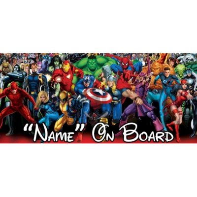 Marvel Baby Autoschild an Bord (2) - personalisiert