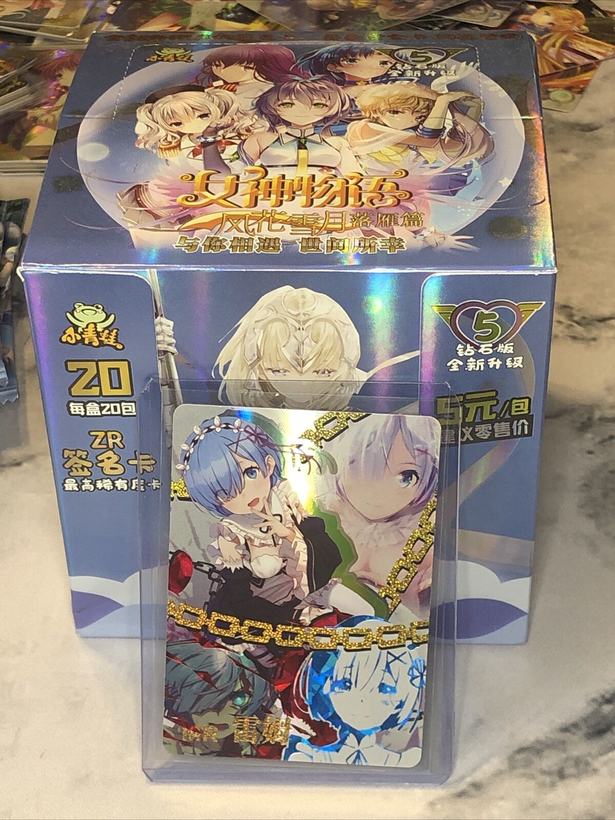 Goddess Story Trading Card Booster Box GS13 CCG Waifu Anime Sakura Re Zero  ZR | eBay