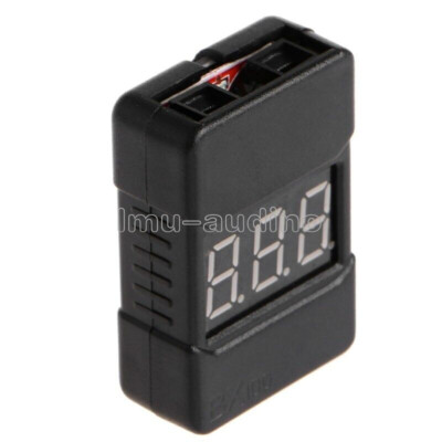 BX100 1-8S Lipo Battery Voltage Tester Low Voltage Buzzer Alarm w/ Dual Speaker