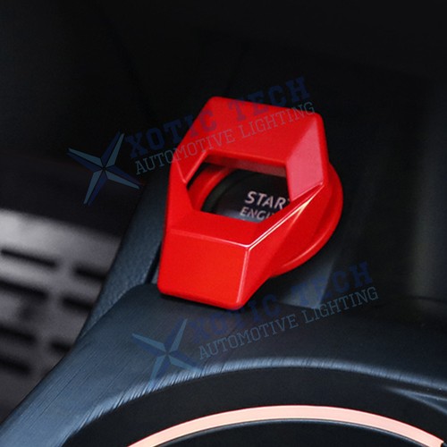 For Hyundai Red Sporty Race Style Engine Start Button Switch Ignition Trim Cover - Bild 11 von 12