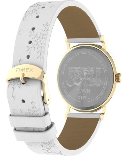 New Timex X Peanuts Holiday Weekender Indiglo Light Snoopy Dial 38mm Watch - Picture 6 of 6