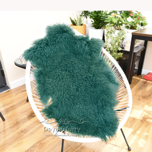 1 Pelt Mongolian Lambskin Rug, Sheepskin Rug (Single) - Picture 2 of 4
