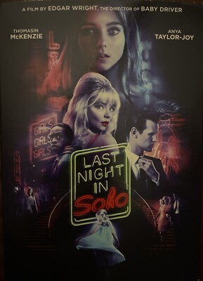 Last Night in Soho (DVD, 2021) Includes Slipcover New/Factory Sealed