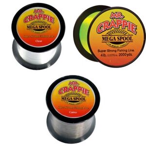 Mr. Crappie Monofilament Fishing Line Mega Spool