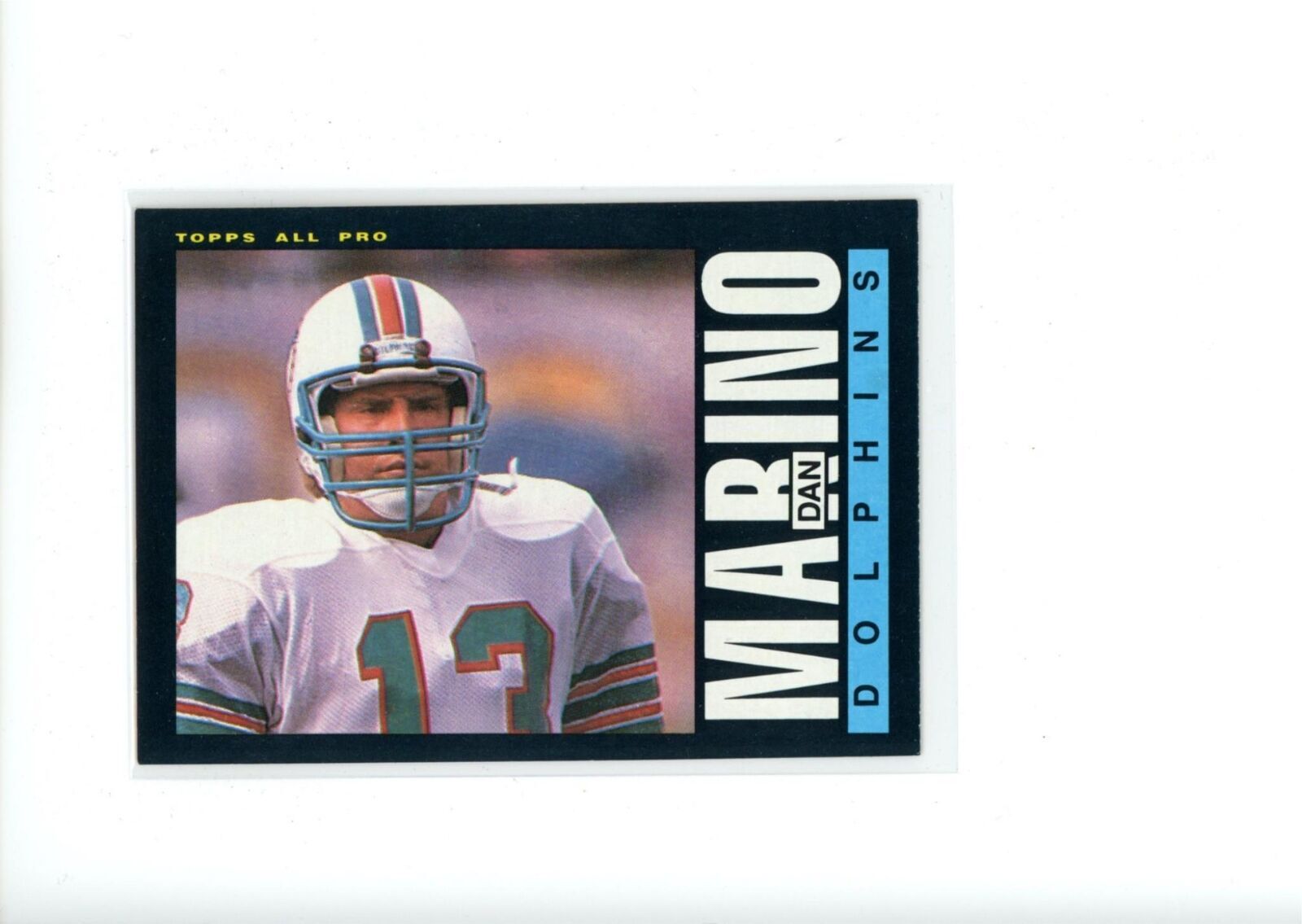 1985 Topps Dan Marino #314 All Pro Miami Dolphins HOF C