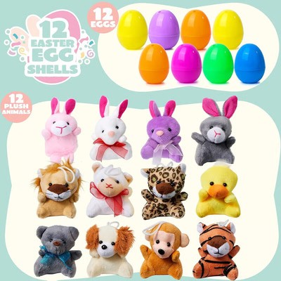 Colorful Easter Eggs Filled Surprise Egg Kids Faovrs Animal Doll Children Gifts