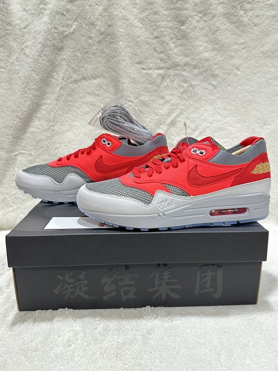 CLOT × NIKE AIR MAX 1 96 90 RED 26cm CLOT x Nike Air Max 1 “K.O.D.” - SOLAR RED: The Evolution