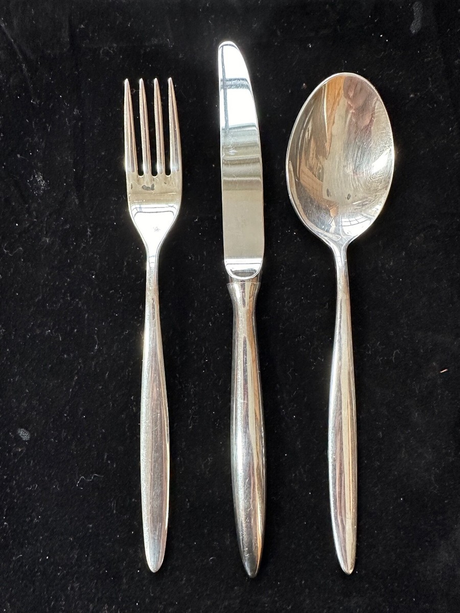 Christofle Orleans　カトラリー　オルレアン　銀メッキ　希少 Orleans Christofle French heavy weight silver-plate 3 piece