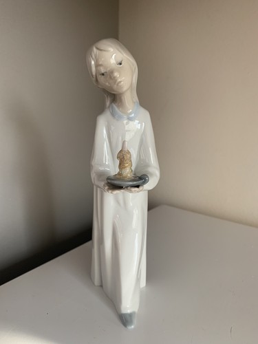 Vintage Lladro figurine Nao Lladro Lady Girl With a Candle 20cm - Picture 2 of 12