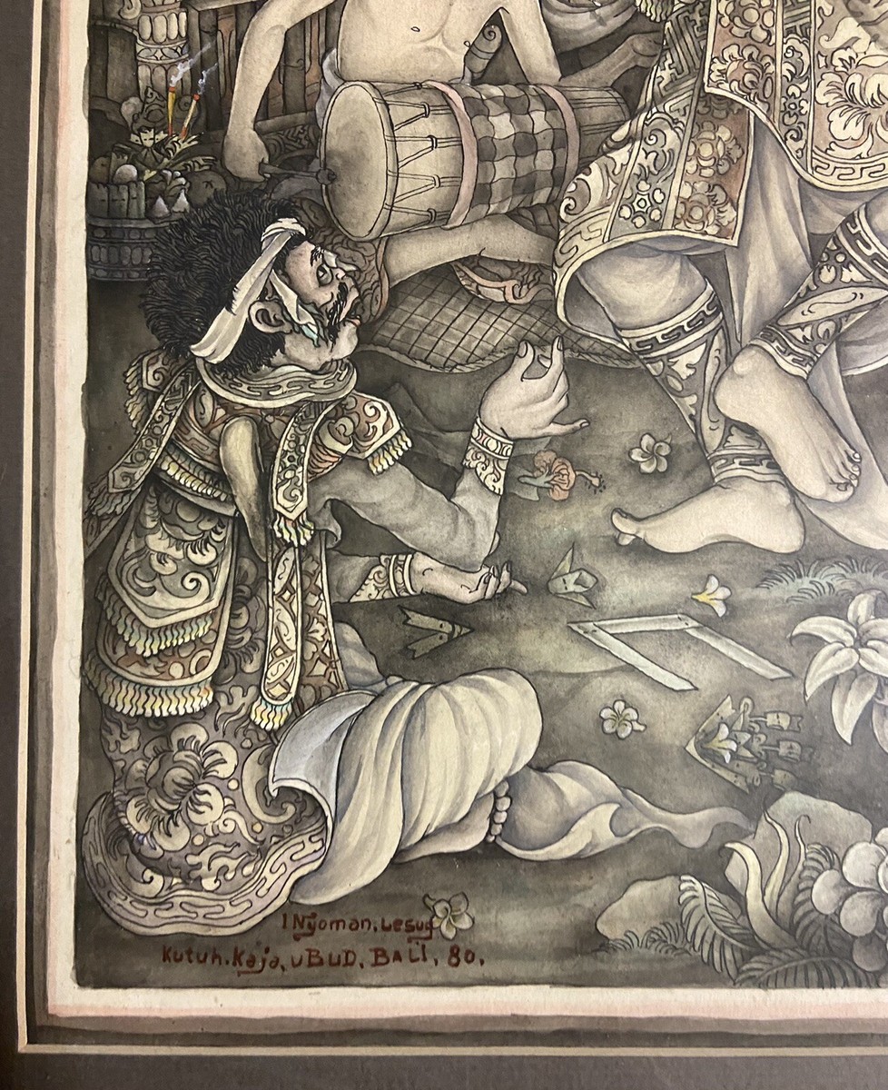 バリ絵画nym gde dermawan作 バリ絵画nym gde dermawan作