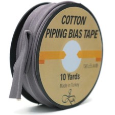 Piping Trim Bias Tape with Cord - 10 Yards - 65 Colors - 1/2 Inch Decorative...
