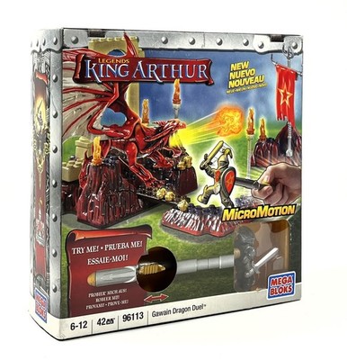 Mega Bloks - King Arthur - Ritter Gawain Dragon Duel 42 Teile EOL-NEU/OVP