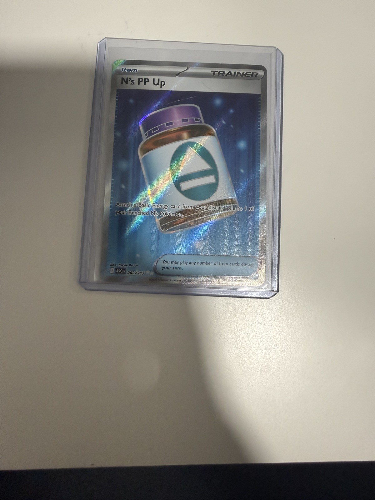 Pokemon N's PP Up - 262/217 - Ultra Rare - Ascended Heroes - Pokemon Card - NM/M