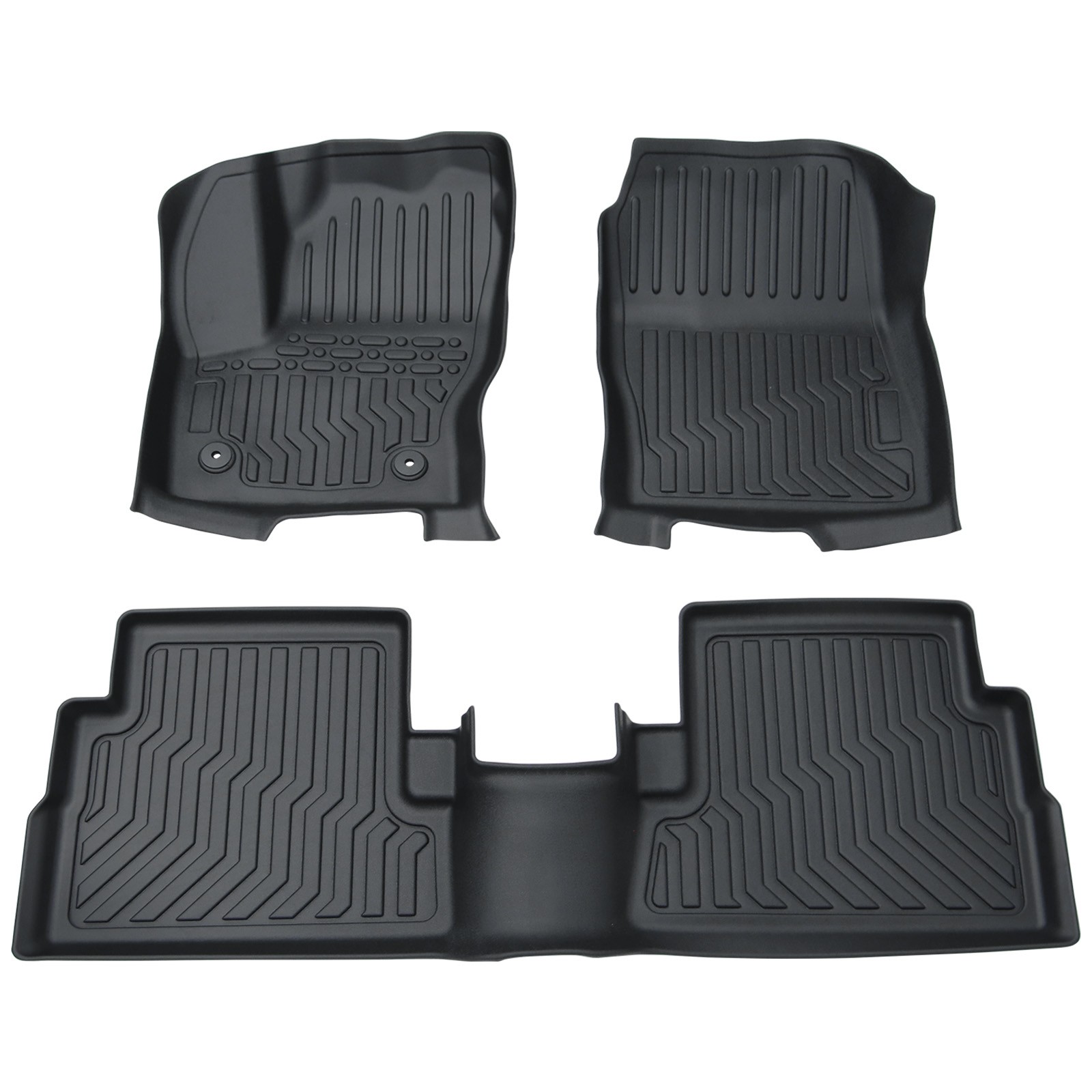 Car Floor Mats Liner for 2013-2019 Ford Escape 2013-2018 C-Max TPE All Weather
