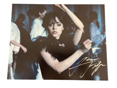 JENNA ORTEGA SIGNED AUTOGRAPH WEDNESDAY ADDAMS 11x14 PHOTO RARE