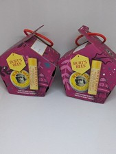 2 Burt's Bees Vitamin E  Peppermint Salve  Lip Balm w/ hair band FREE SHIP