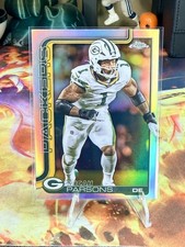 2025 Topps Chrome Football Micah Parsons Refractor Packers