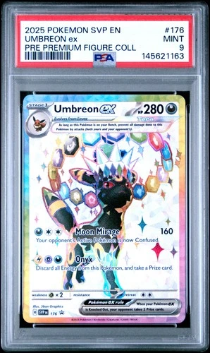 2025 POKEMON SVP EN-SV BLACK STAR PROMO #176 UMBREON EX PSA 9