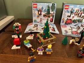 Lego Seasonal Christmas  40262 + 40263 Lot 100% complete with manuals and boxes
