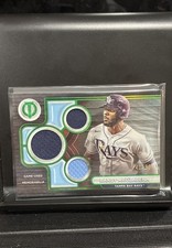 2024 Topps Tribute - Triple Relics Randy Arozarena #TTR-RAR Green 41/99 (MEM)