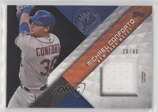 2018 Topps Major League Material Series 2 Black 20/99 Michael Conforto 4t6