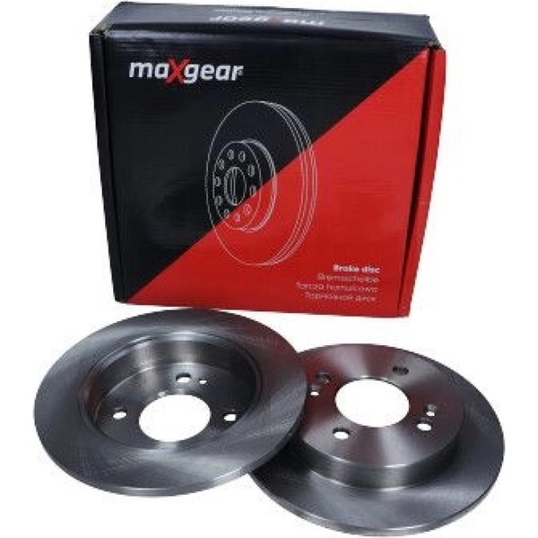 2X Maxgear 19-1938 Bremsscheibe FüR Kia Hyundai Picanto I10 Ta Sa Ja Pa-image