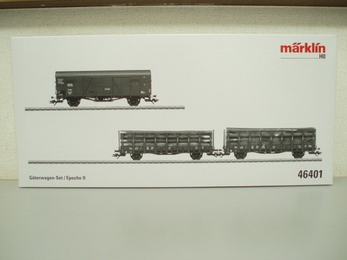 1/87 HO DRG Época II Juego de 3 vagones de carga Marklin Nº46401 282355 | Zustand: Used