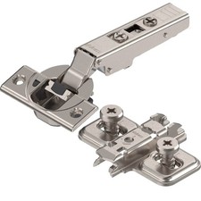 25 X Blum 110° Degree Soft Close Hinge With 5mm Backing Plate