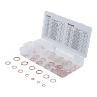 BGS Dichtring-Sortiment Kupfer Metrisch FüR ÖL-Ablassschrauben 75-Tlg.