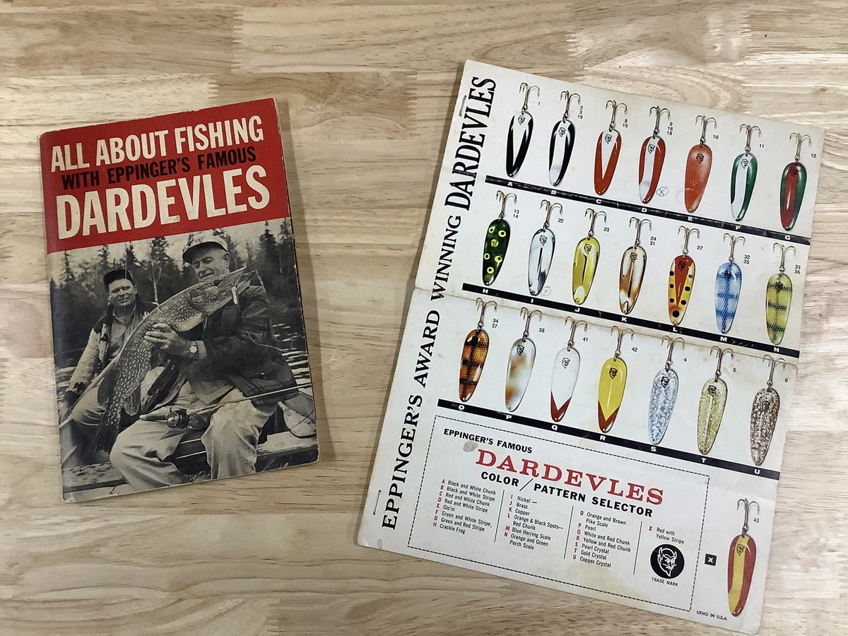 Cuillère Vintage Eppinger Dardevle Troll Devl 1 1/2 Oz – Neuve Sous Emballage D’origine