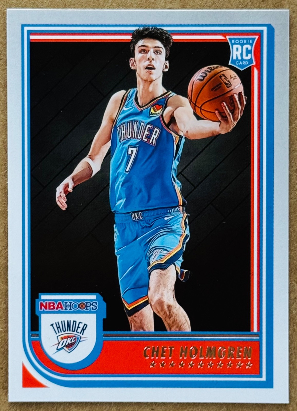 2022-23 PANINI NBA HOOPS CHET HOLMGREN ROOKIE CARD RC #232 NM+