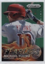 2013 Panini Prizm Fearless Retail Green Prizm Michael Young #F18 0t2