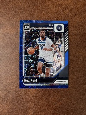 2024-25 Panini Donruss Optic - Naz Reid #20 Blue Velocity Prizm Minnesota M/NM