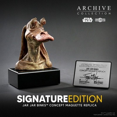 Regal Robot - Star Wars Jar Jar Binks Concept Maquette Replica - Signature Ed