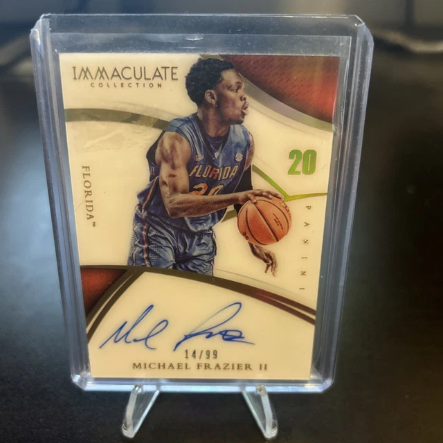 2015 Panini Immaculate Collegiate Rookie Numbers /99 Michael Frazier II Auto