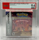 Pokemon Mystery Dungeon Red Rescue Team Nintendo Game Boy Advance PSA 9.4 A++