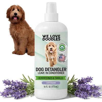 We Love Doodles Dog Detangler Spray - Leave-in Conditioner for Dogs - Dog Deta