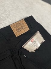 Vintage Deadstock NWT Levi s 505 Tab Black Regular Fit 30x30 80s 85