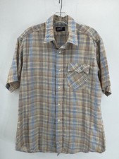 70s Mens Large VTG Levi  s plaid button up soft thin hipster shirt Levi