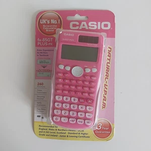 Casio Scientific Calculator FX-85GT Plus GCSE Exam UK Pink New Sealed