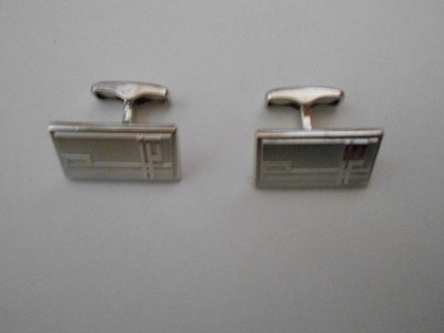 [5000 Yen Flat Sale!] 925 Stamped Silver Dunhill Cufflinks